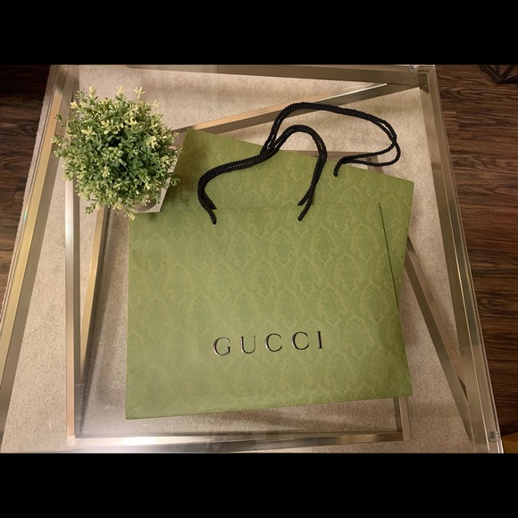 Gucci Accessories - 2x Authentic Large Gucci shopping bags